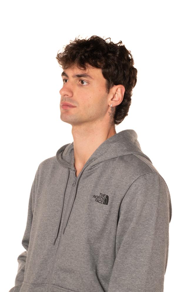 Felpa Zip Simple Dome NF0A89FDGRIGIO THE NORTH FACE