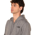 Felpa Zip Simple Dome NF0A89FDGRIGIO THE NORTH FACE