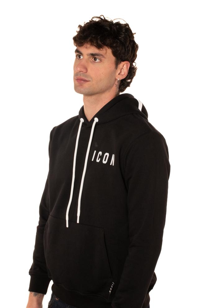 Felpa Minilogo Uomo F008NERO ICON