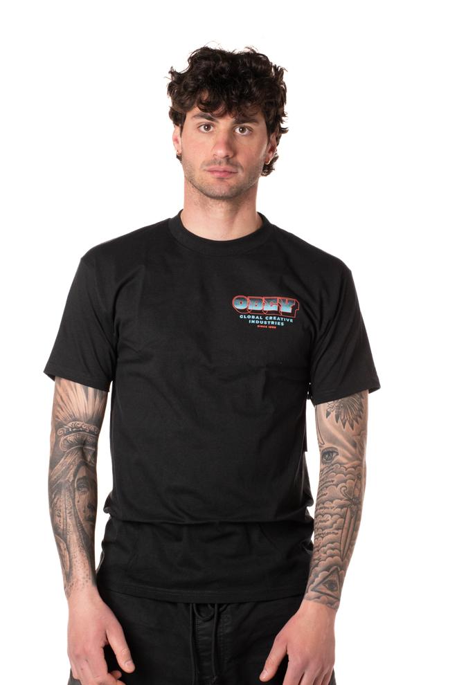 Tshirt Measure Twice Uomo 165264146NERO OBEY