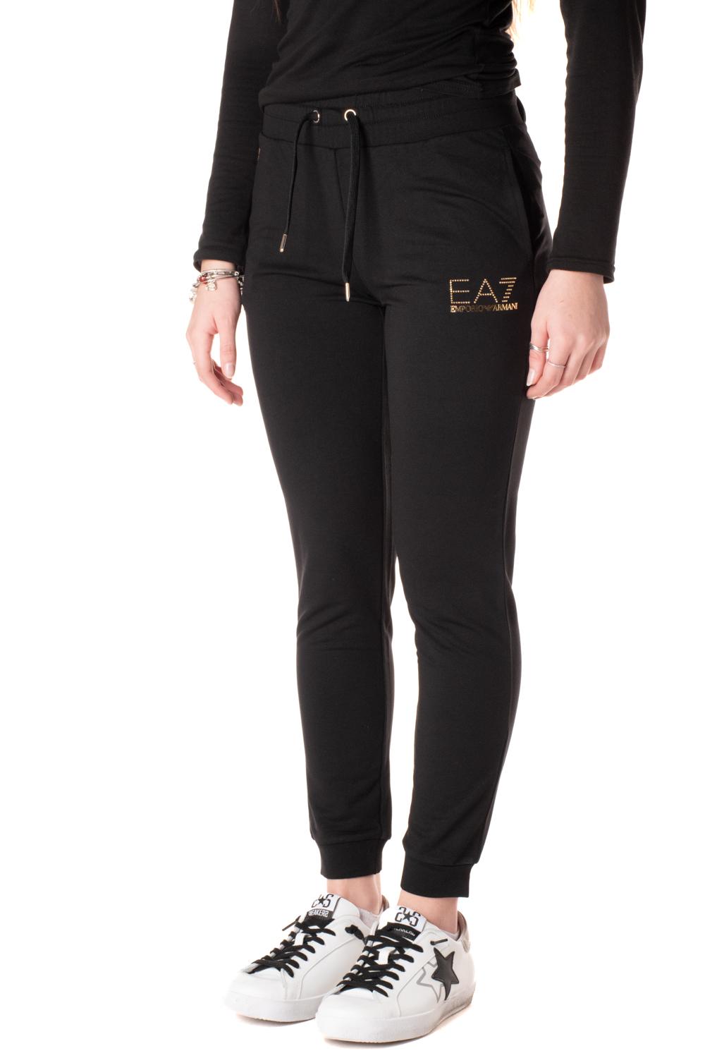 Jogger Logo Donna 8NTP66NERO EA7
