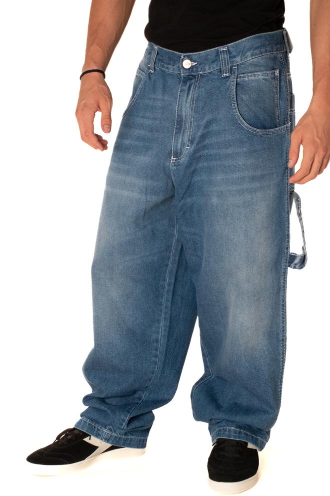Jeans Baggy Carpenter Uomo R.BIANCO-LDNM660 BLUESKIN