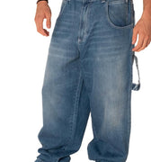 Jeans Baggy Carpenter Uomo R.BIANCO-LDNM660 BLUESKIN