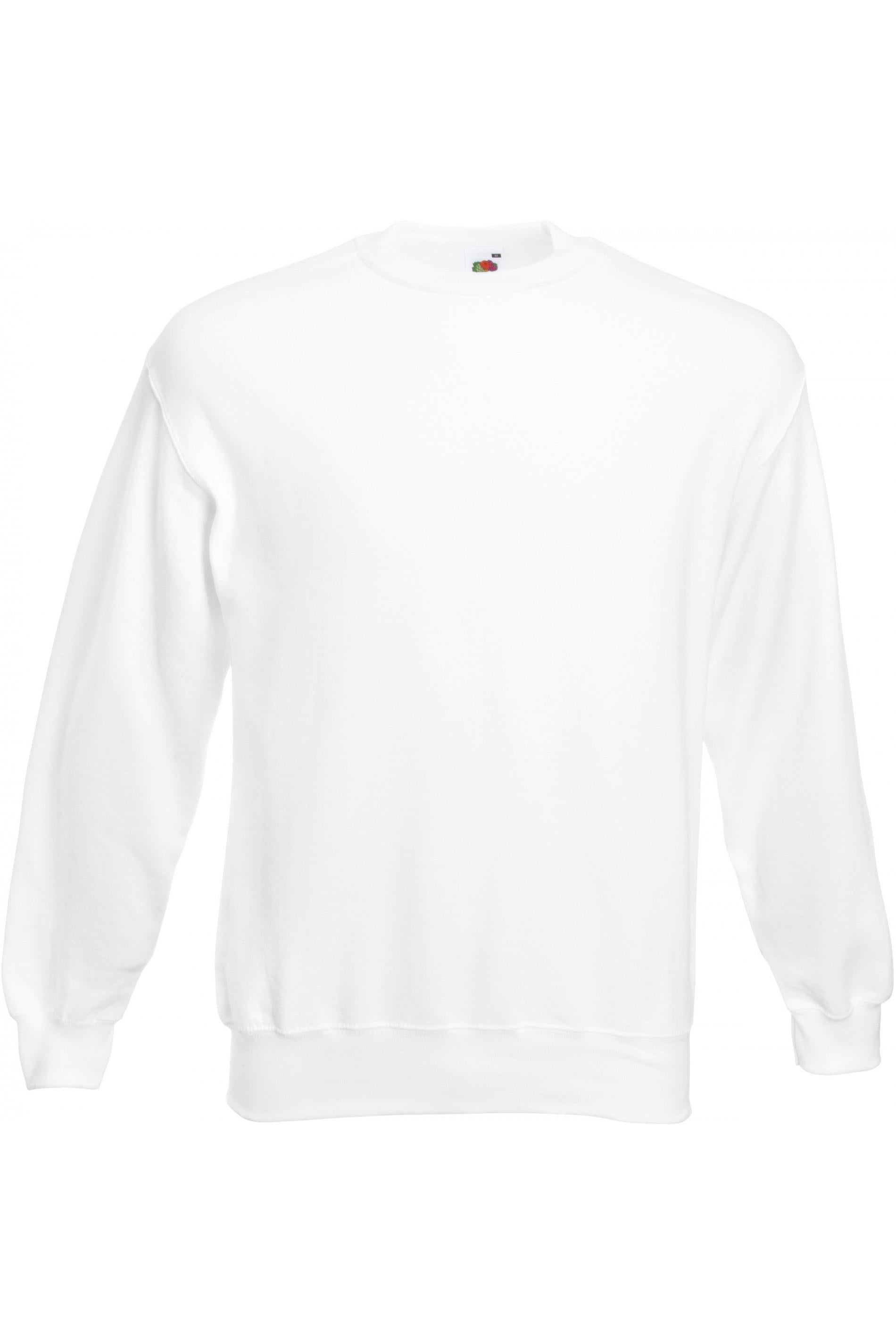 Felpa Girocollo Classic Unisex Bianca fruitgirocolloBIANCO FRUIT OF THE LOOM