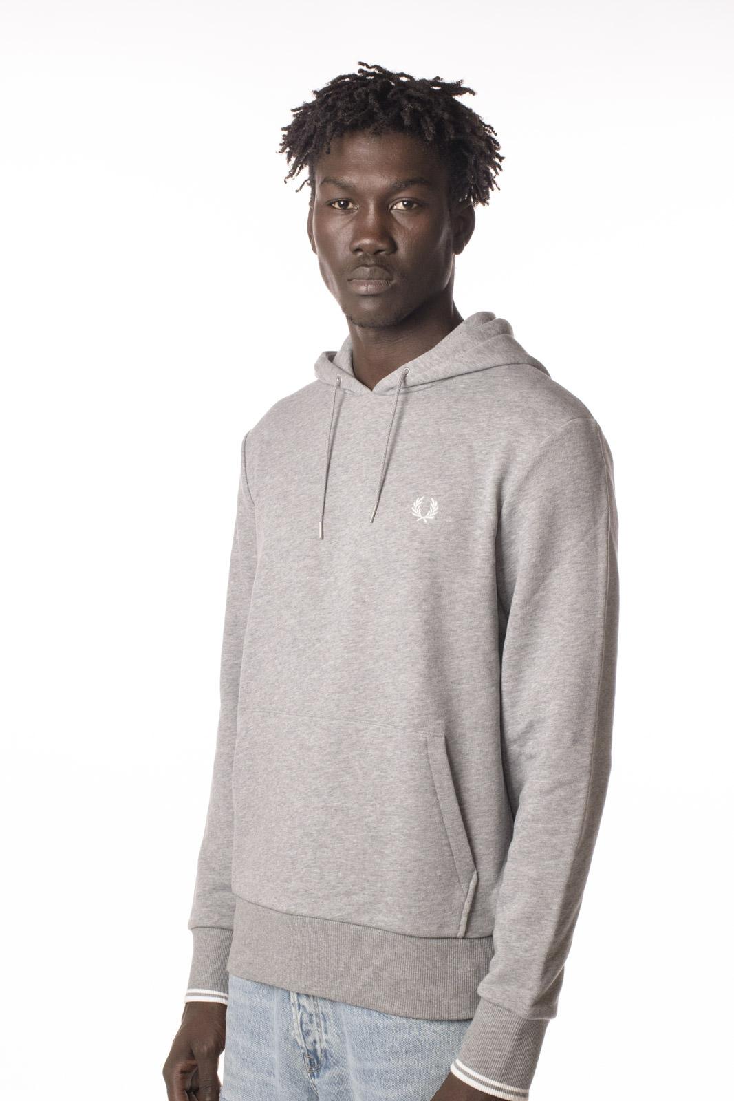 Fred Perry Felpa Tipped Hooded Uomo 