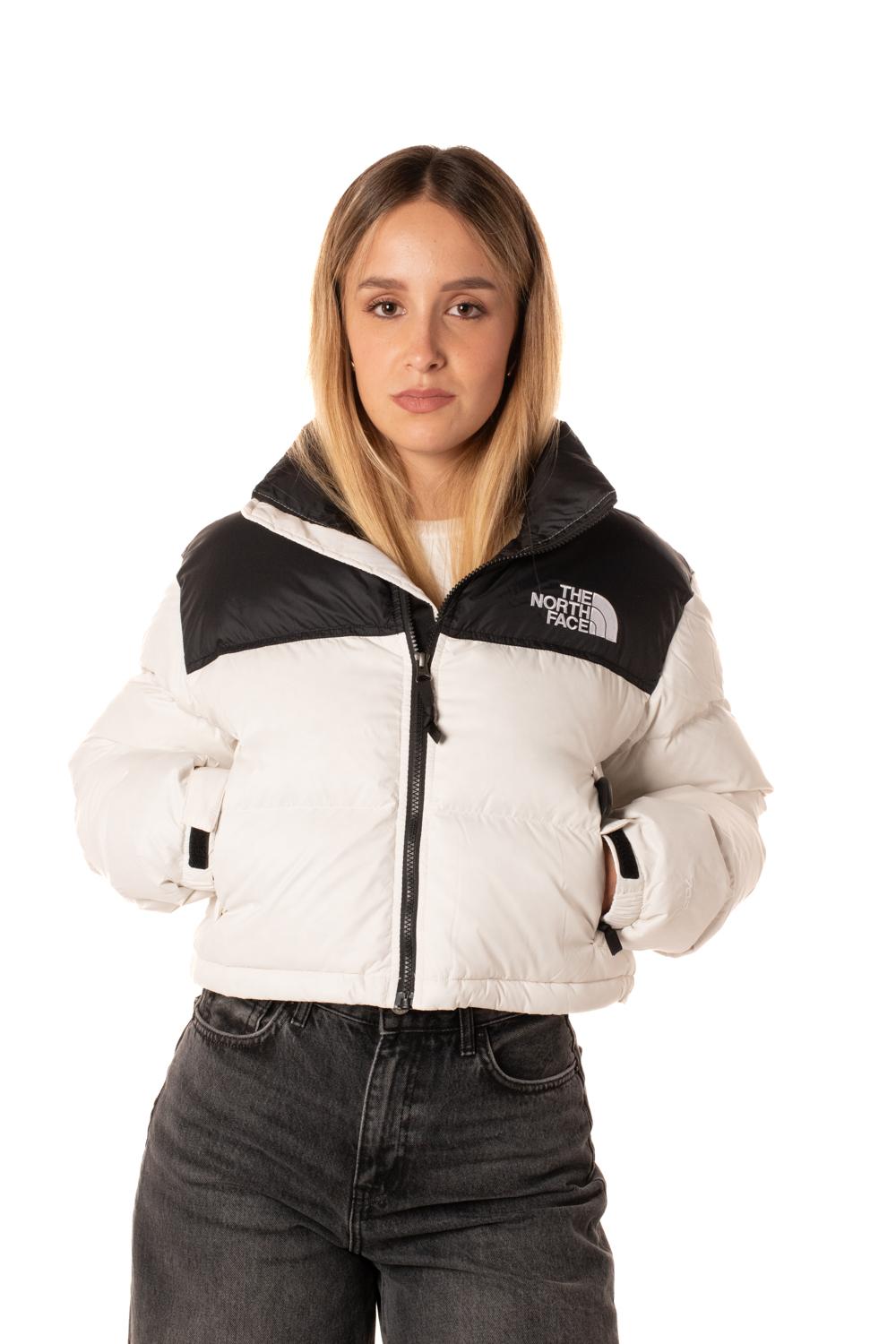 Piumino Nuptse Short Donna NF0A5GGEBIANCO THE NORTH FACE