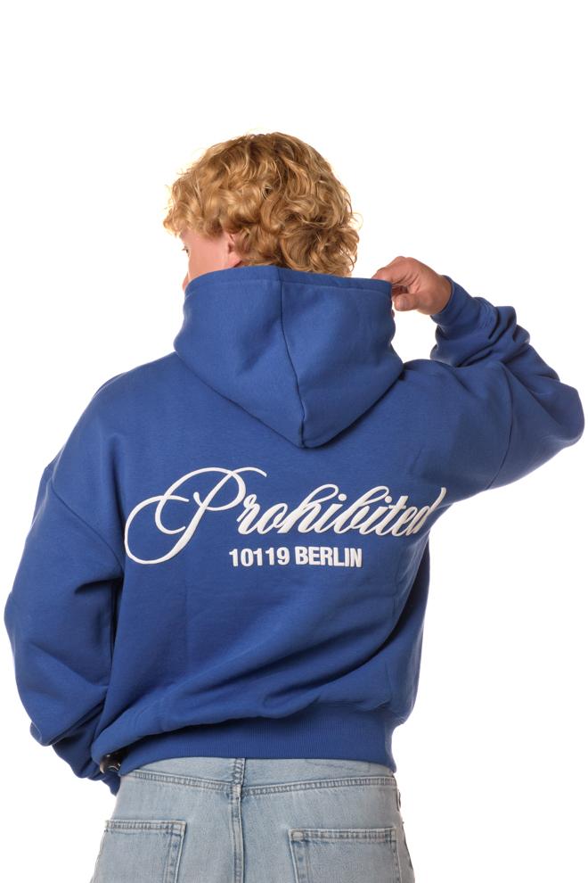 Felpa Hometown Uomo HOMETOWN HOODIEBLU PROHIBITED