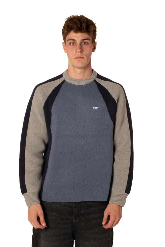 Maglione Raglan Uomo 151000116BLU OBEY