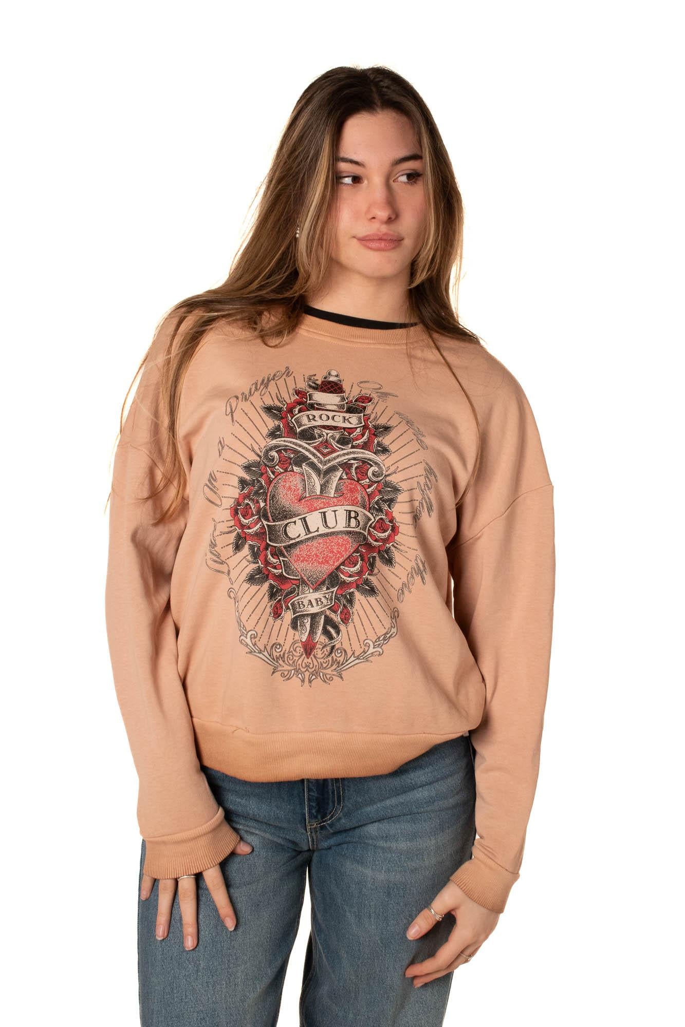Felpa Graphic Donna 