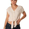 Top Bottoni Donna 