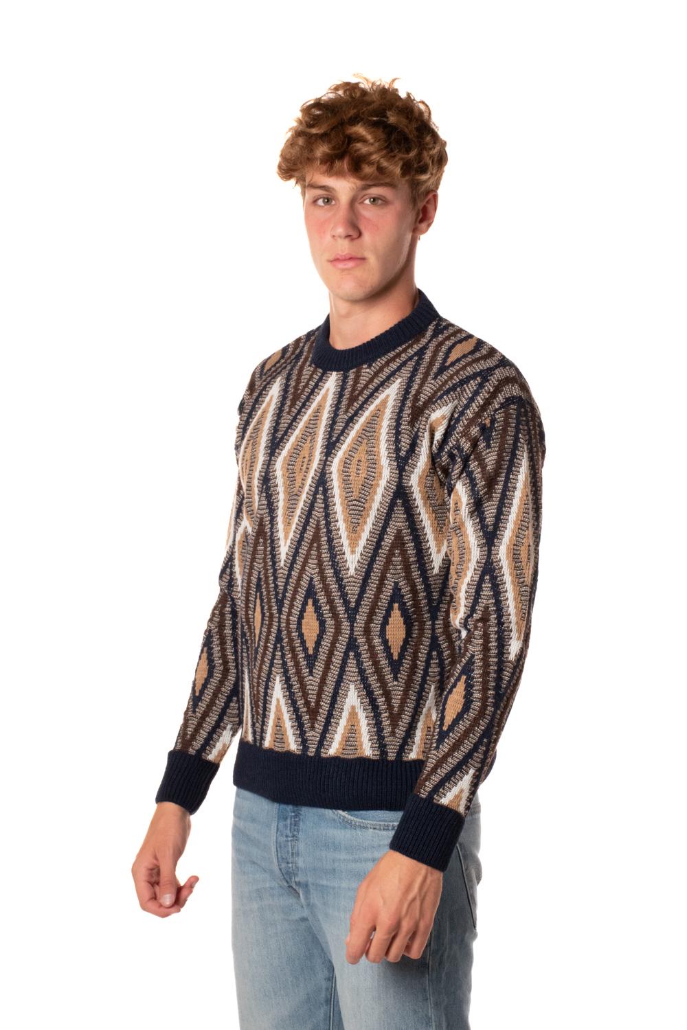 Maglione Fantasia Uomo M2460466MULTICOLOR BERNA