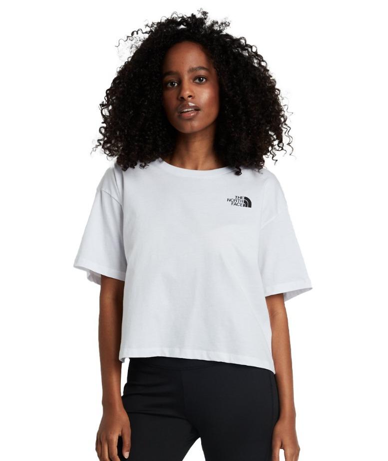 tshirt simple dome donna NF0A87U4FNBIANCO THE NORTH FACE