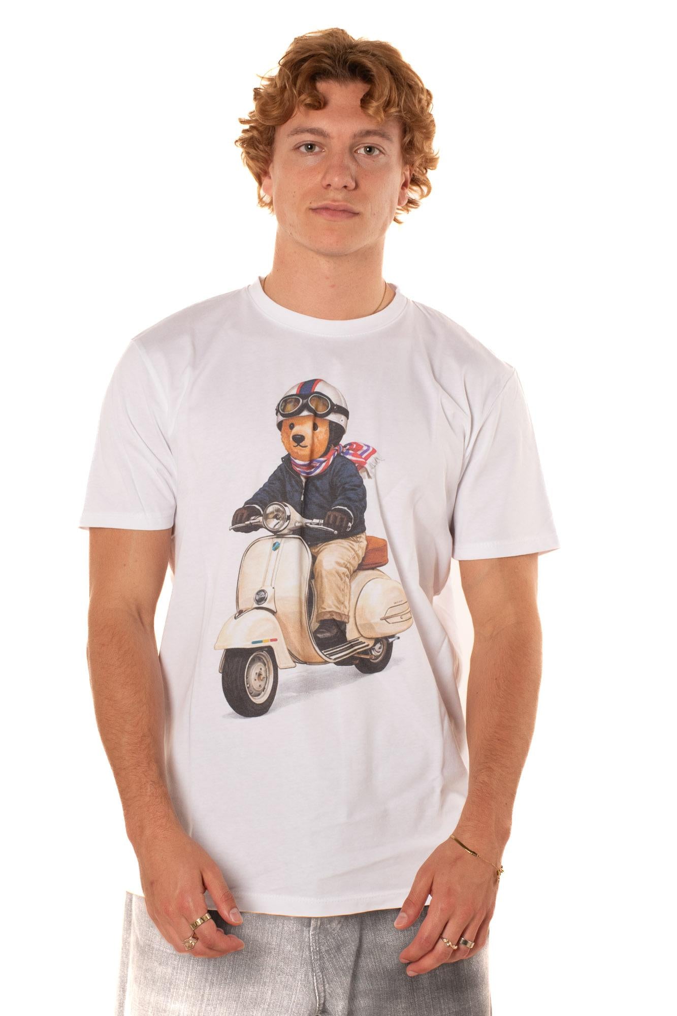 Tshirt Bear Vespa Uomo 