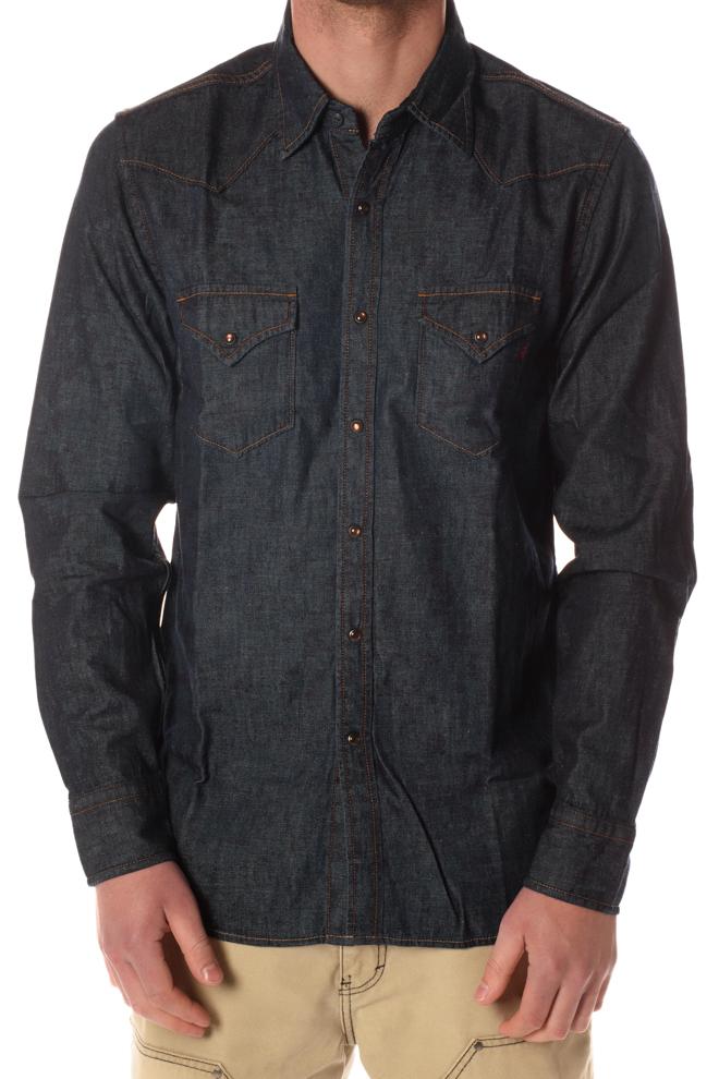 Camicia Jeans Uomo Blu M4023.63060ABLU REPLAY