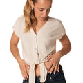 Top Bottoni Donna 