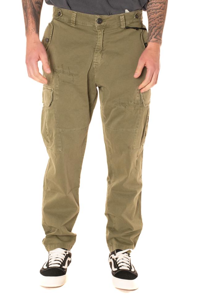 Pantalone Cargo Uomo M252349VERDE BERNA