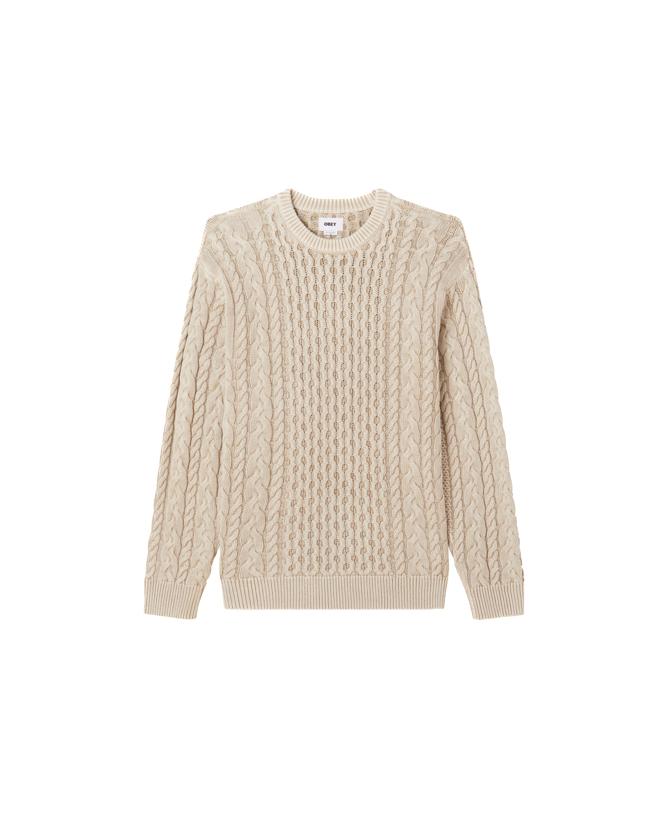 Maglione Faded Wash Uomo 151000085BEIGE OBEY