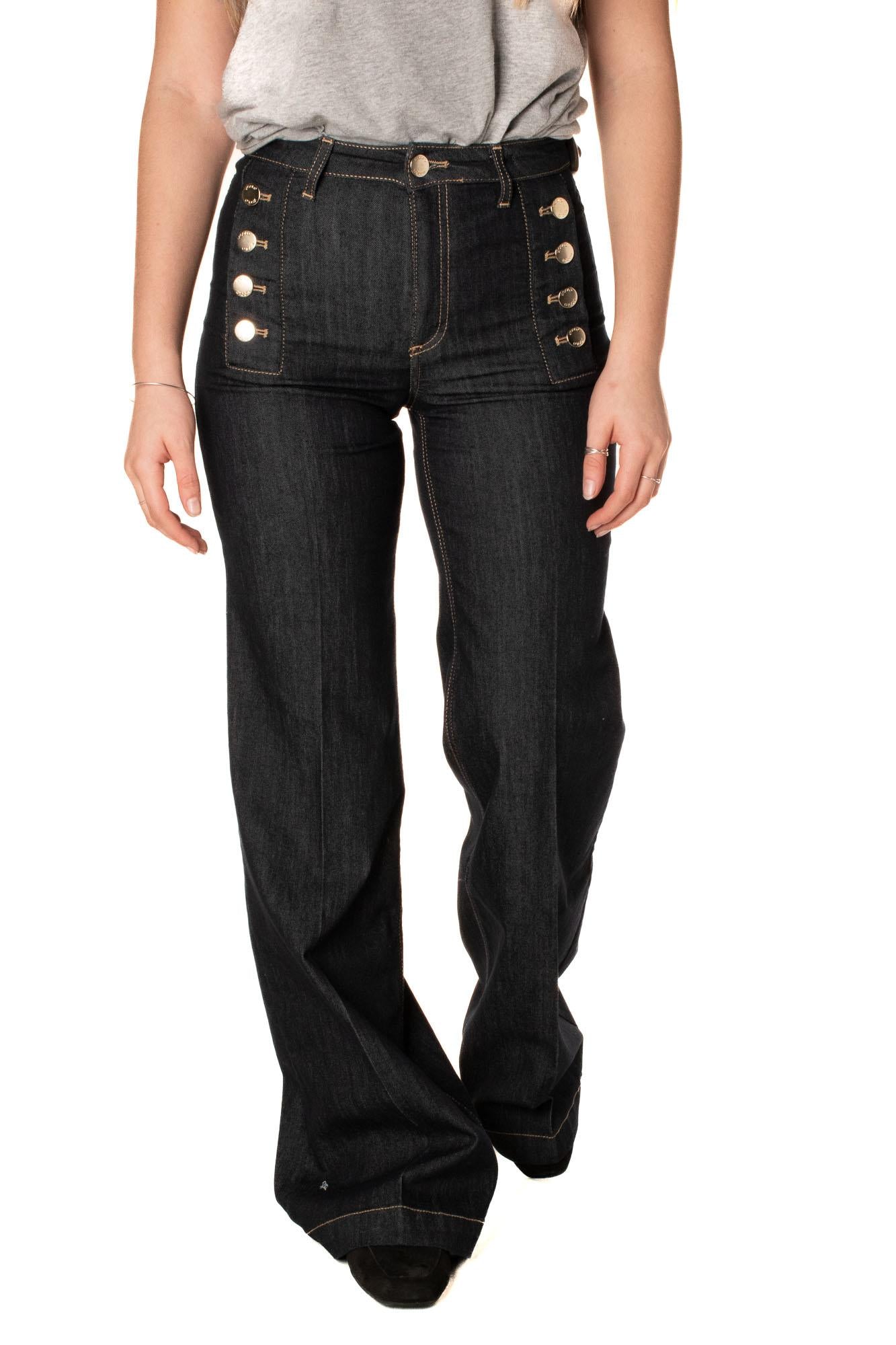 Jeans Button Donna 