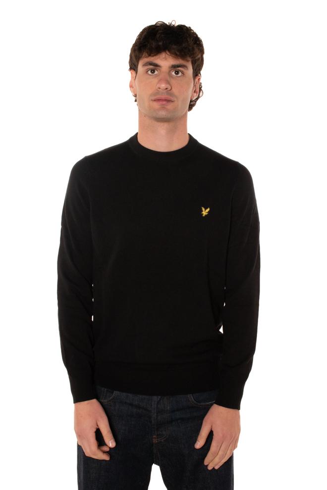 Maglioncino Logo Uomo KN2136VNERO LYLE & SCOTT