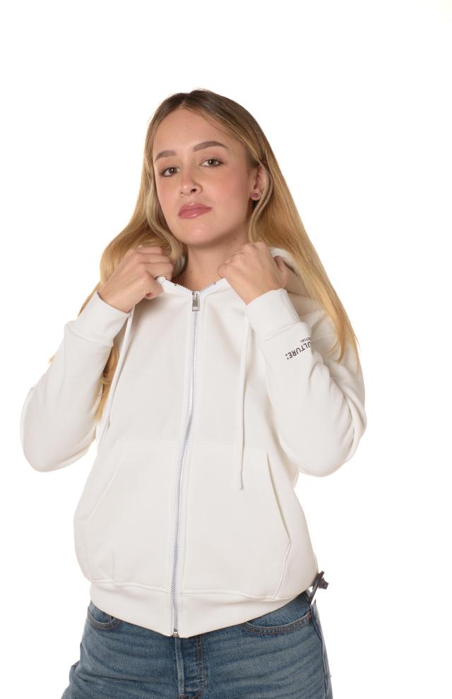 Felpa Etta Donna ETTA-ZBIANCO SUPERCULTURE