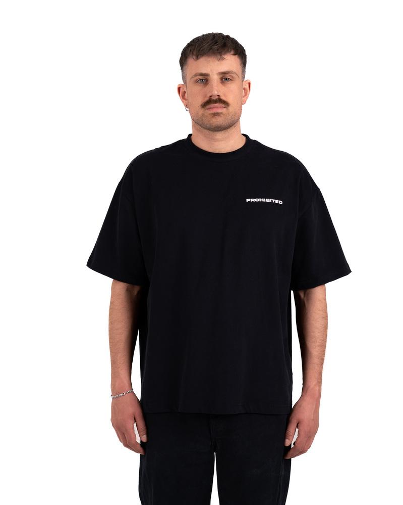 tshirt logo uomo nero 