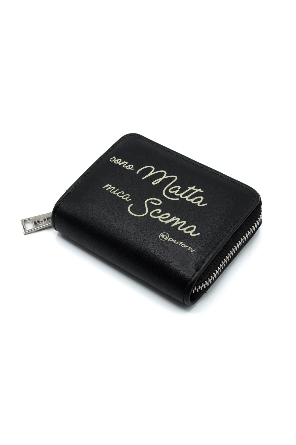 Portafoglio Sono Matta Donna SONOMATTASMALLNERO PIU' FORTY