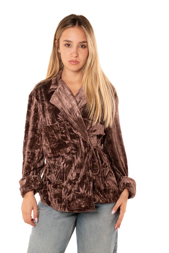 Blazer Velluto Donna 