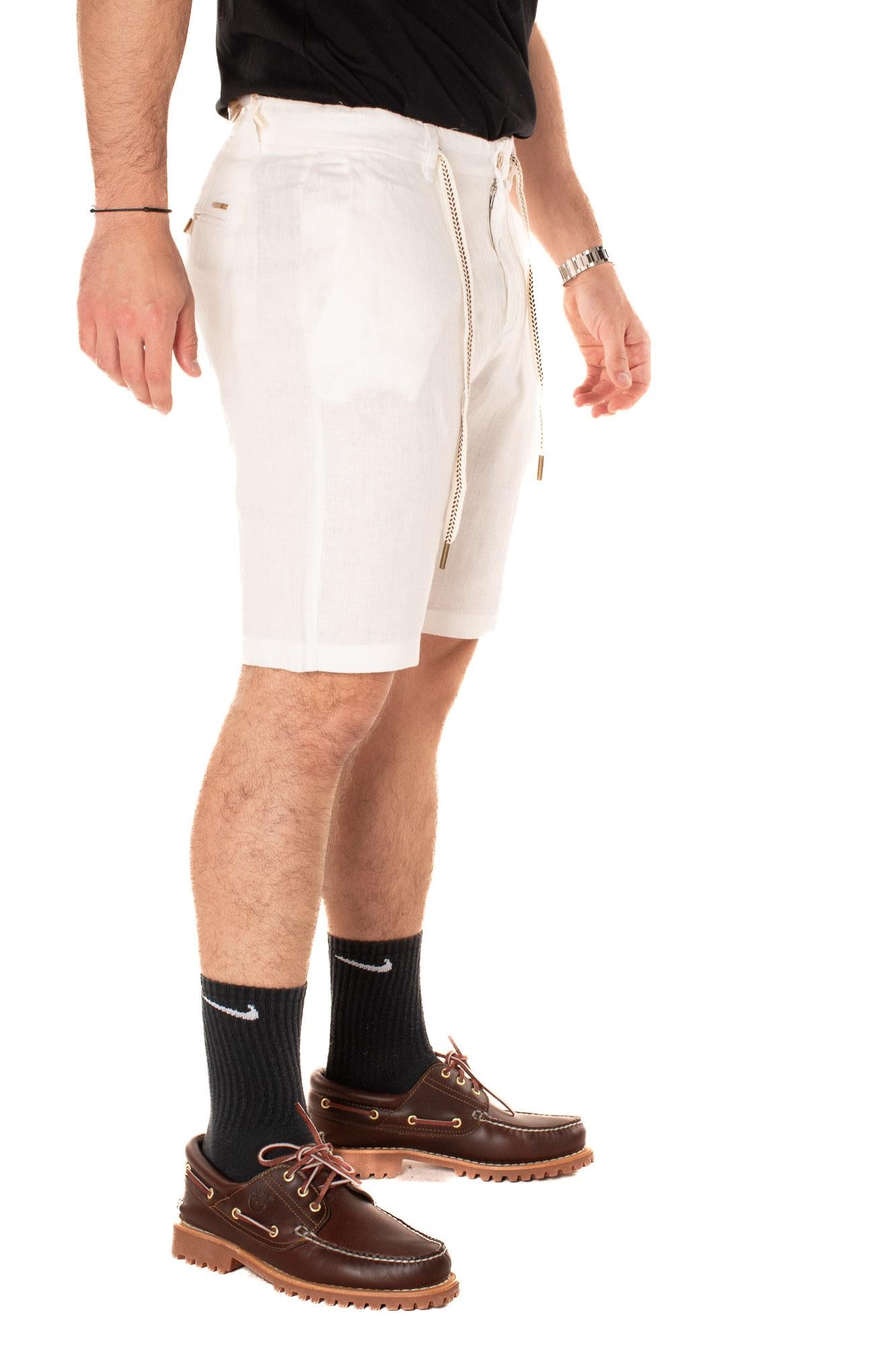 Bermuda Lino Uomo 