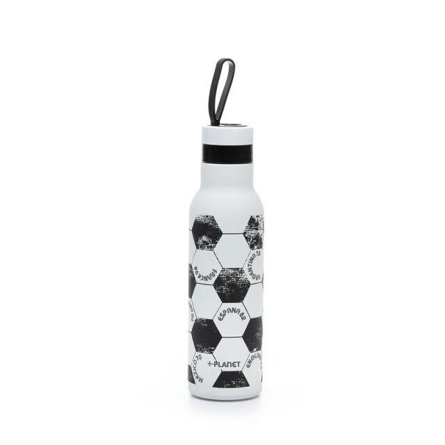 bottiglia termica soccer bianco 
