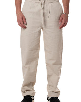 Pantalone Loose Lino Uomo 