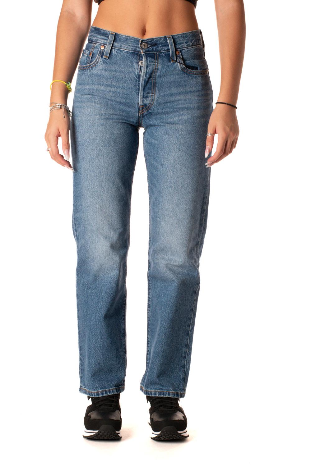 Jeans 501 90s Donna A8421-0003CELESTE LEVIS