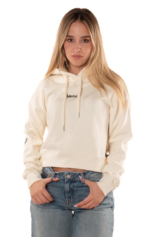 Felpa Crop Donna 55150LATTE DISCLAIMER