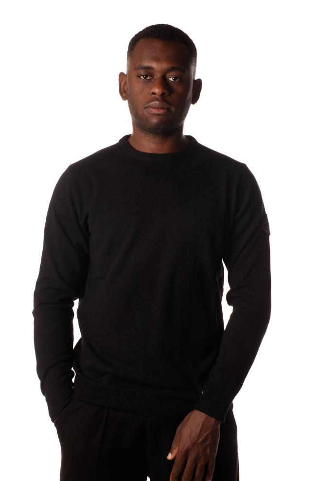 Maglia Girocollo Uomo Nera 543CC57XXXXNERO ROY ROGERS