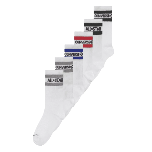 converse calzini 6-pack bambino XC0155-001BIANCO CONVERSE