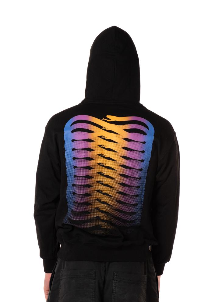 Felpa Gradient Uomo PRFE350NERO PROPAGANDA