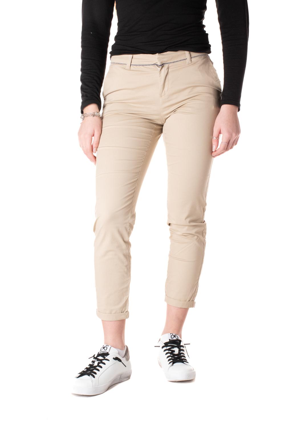 Pantalone Biana Chino Donna 15338655BEIGE ONLY