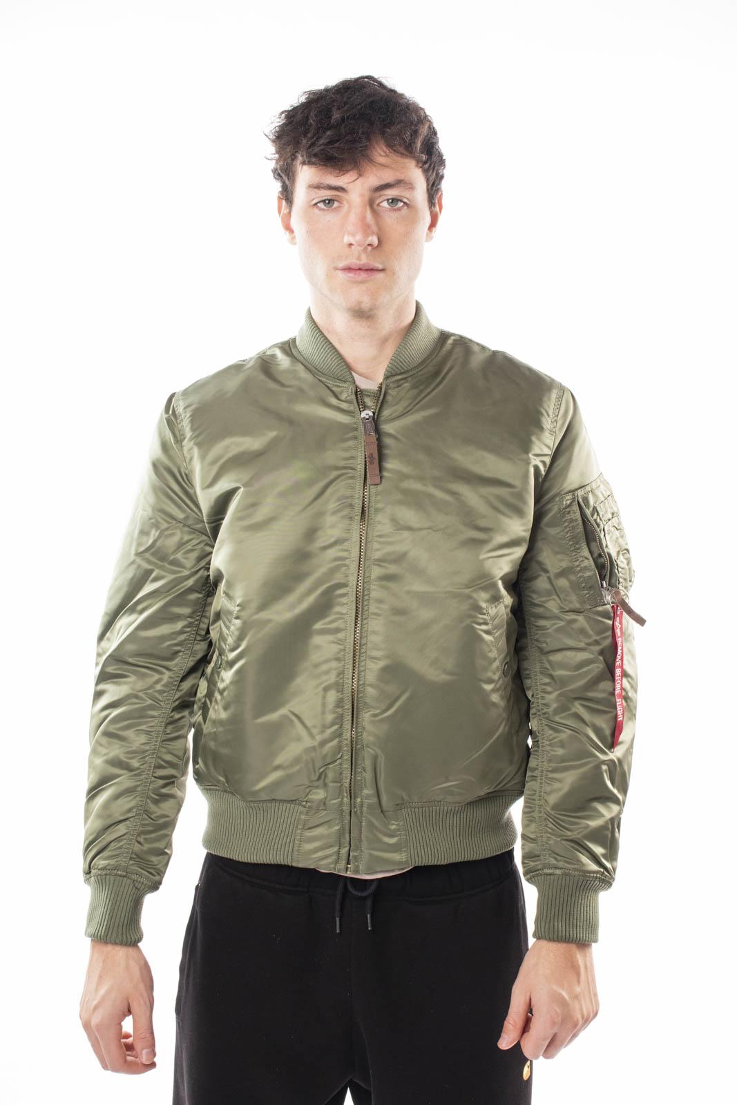 Alpha Industries Bomber MA-1 Vf Uomo MA-1VF 59GREENVERDE ALPHA INDUSTRIES