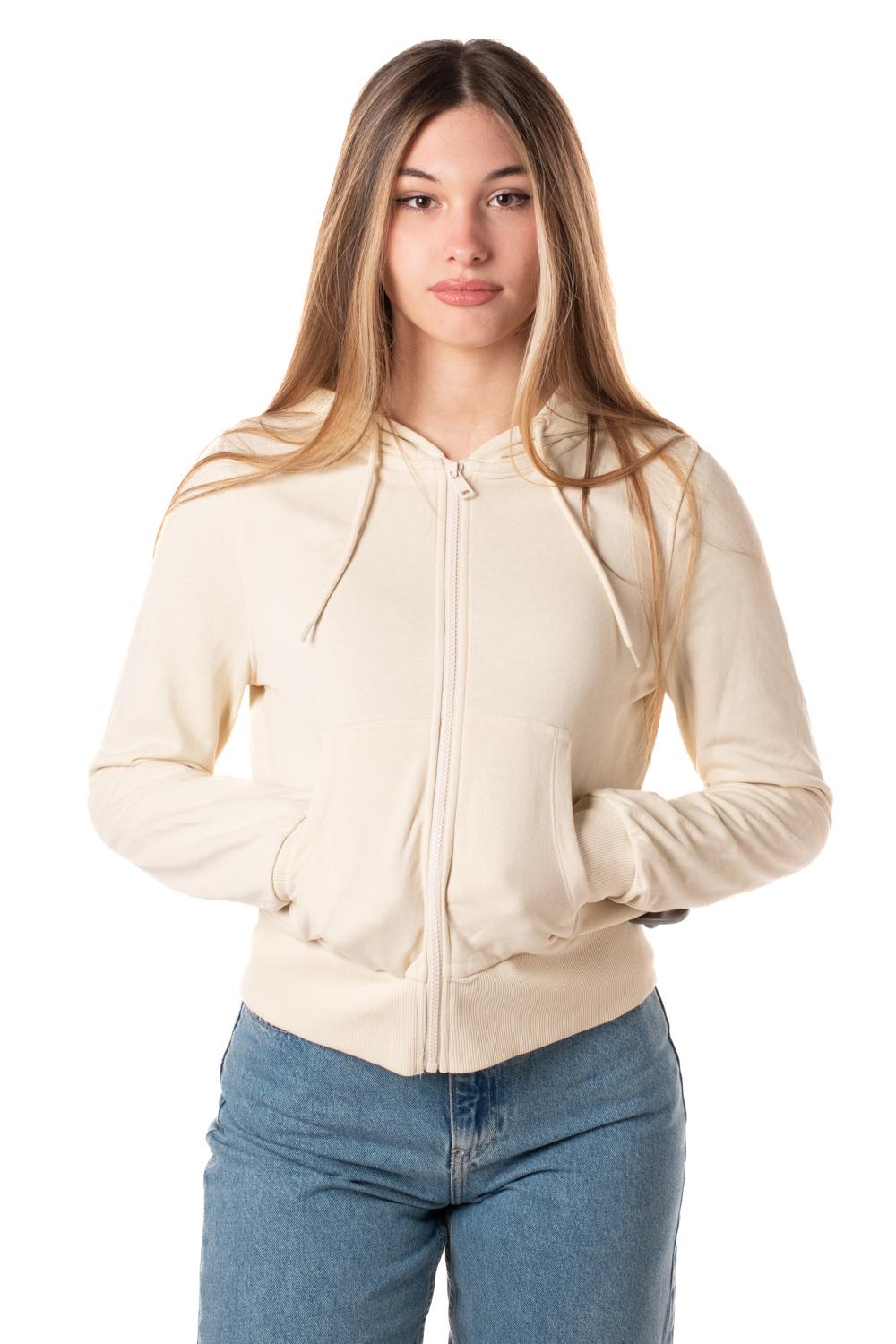 Felpa Zip Bella Donna 15318277BEIGE ONLY