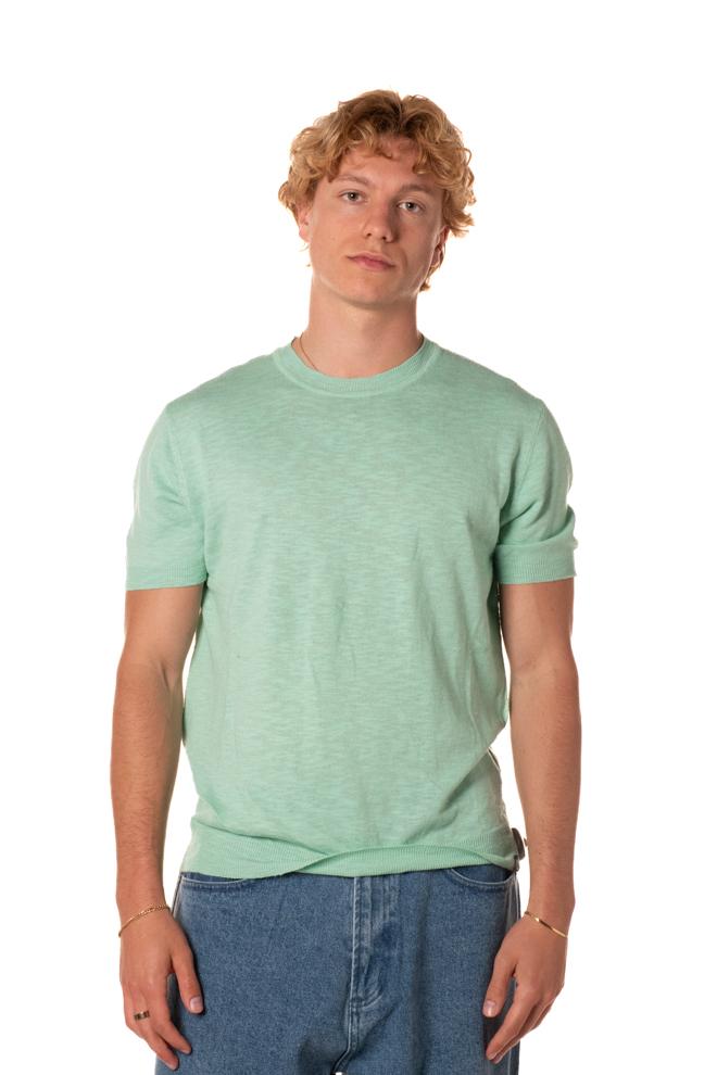 Tshirt Maglia Fiammata Uomo BTM05VERDE TELAMIRA