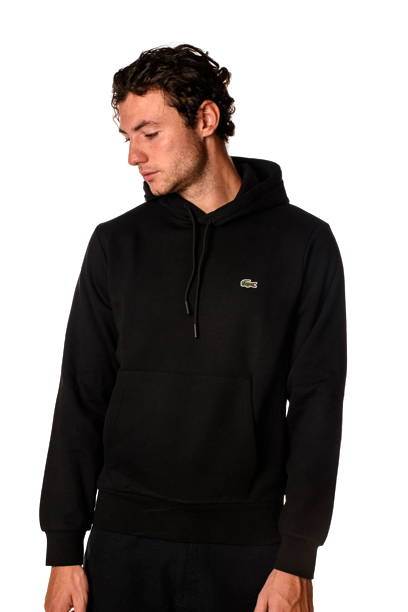 Felpa Cappuccio Uomo SH9623NERO LACOSTE