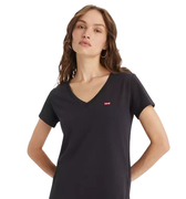 T-Shirt Scollo a V Donna Nera 85341NERO LEVIS