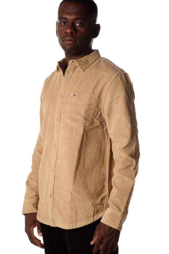 Camicia Velluto Uomo Beige DM17258BEIGE TOMMY JEANS