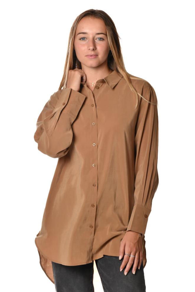 Camicia Lunga In Modal Donna Marrone 15302411MARRONE JACQUELINE DE  YONG