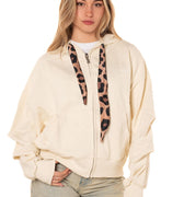 Felpa Latte Donna 