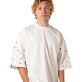 Tshirt Borchie Uomo PDP011BIANCO TOKYO COUTURE