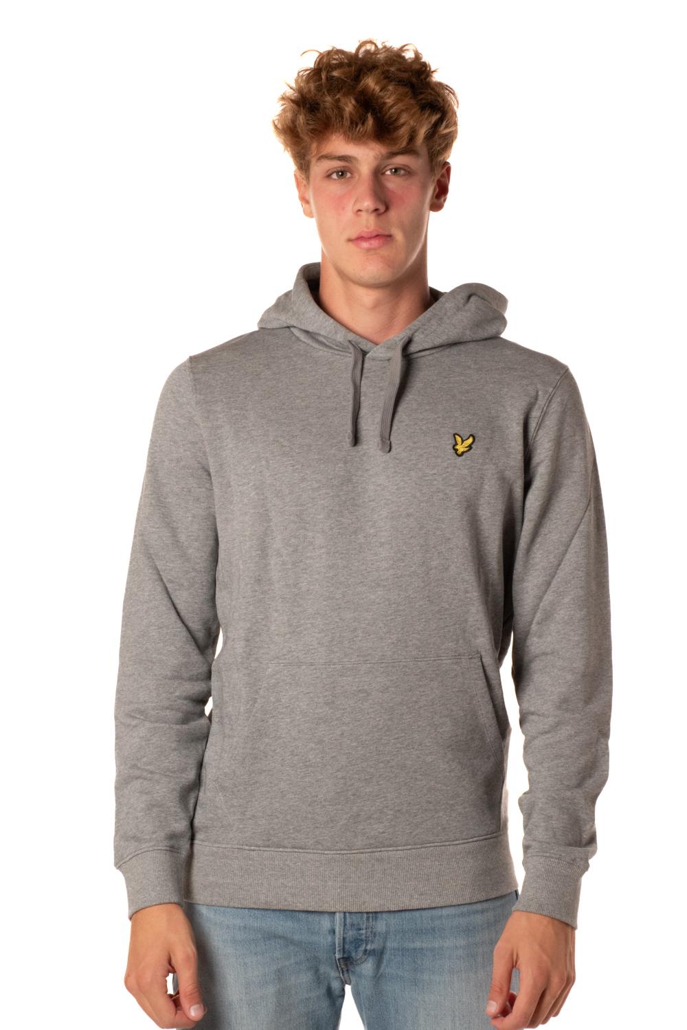Felpa Logo Uomo ML416VOGMID GREY LYLE & SCOTT