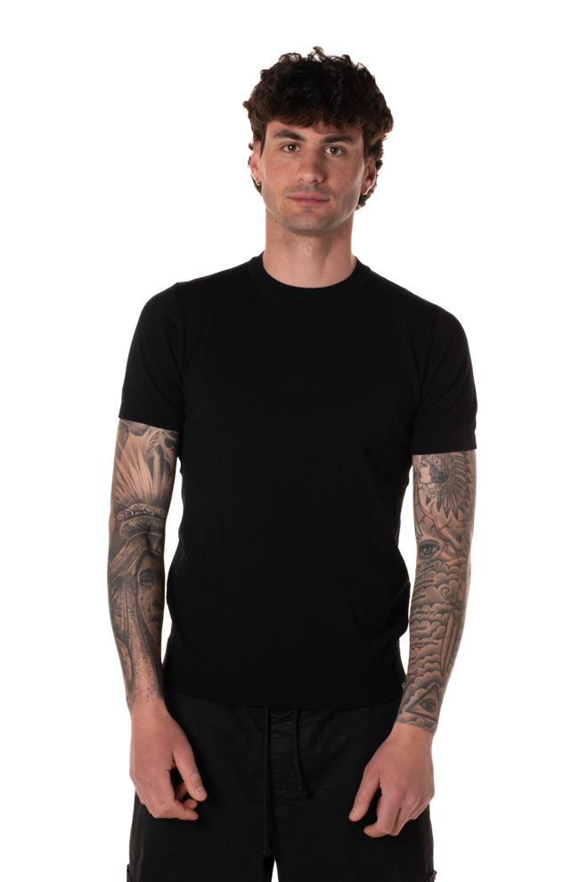 Tshirt Maglia Uomo MV-007NERO TELAMIRA