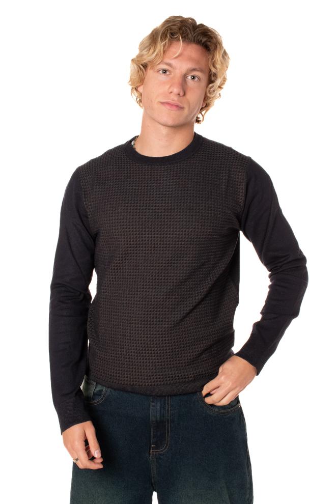 Pullover Easy Uomo 4052225NAVY RICICLO