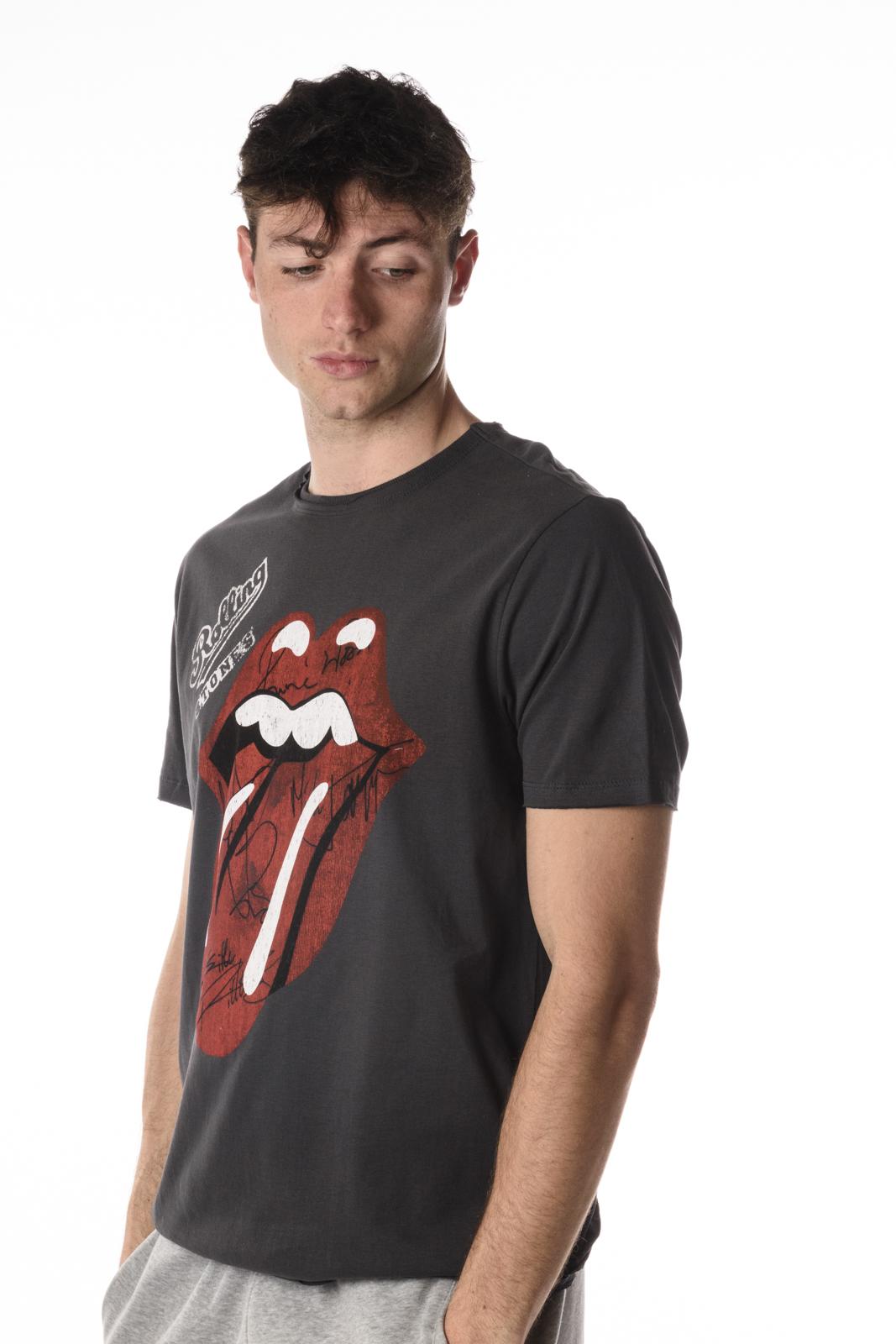 Amplified Clothing T-Shirt Rolling Stones Uomo ZAV210STANERO AMPLIFIED CLOTHING