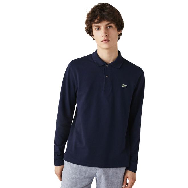 Polo Manica Lunga Uomo L1312BLU LACOSTE